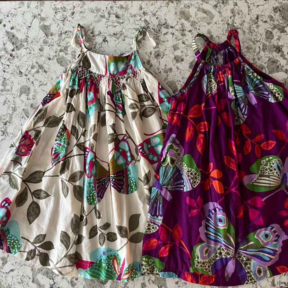 Gap butterfly swing dresses sz 4-5